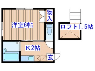 メゾンアトリーの物件間取画像